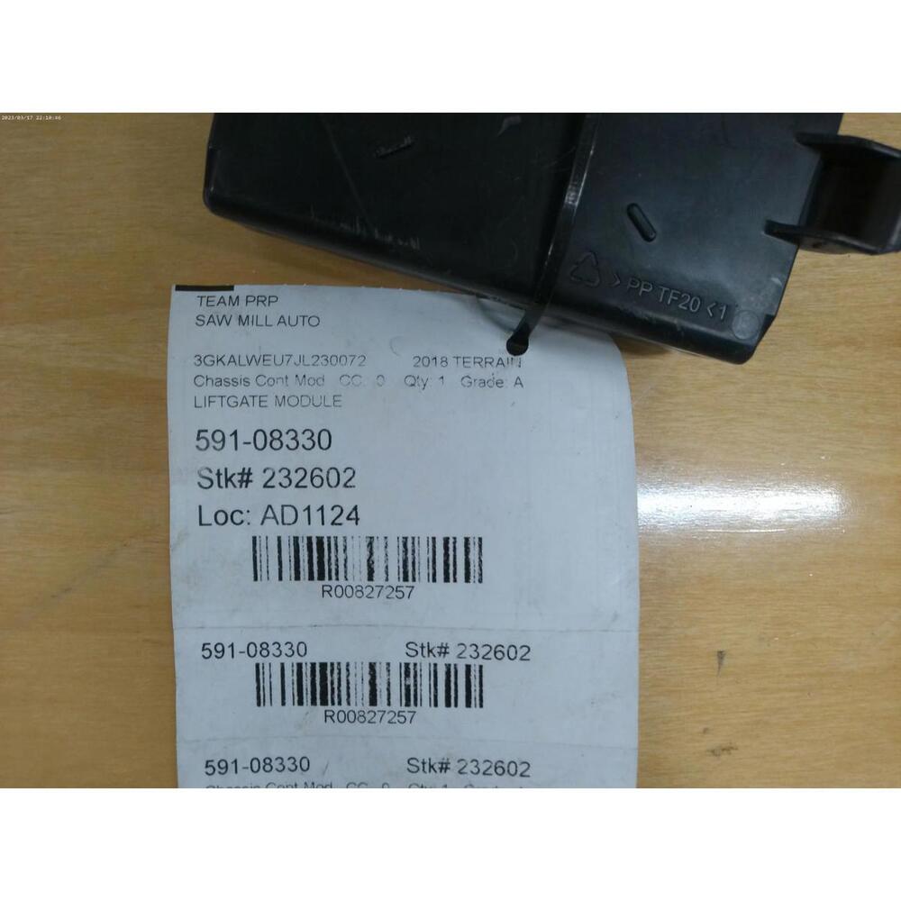 16-24 TERRAIN Rear Liftgate Trunk Door Control Module Unit BCM BCU Factory OEM - Picture 4 of 10